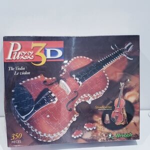 Wrebbit Puzz 3D The violin Stradivarius 350 pcs - New Sealed